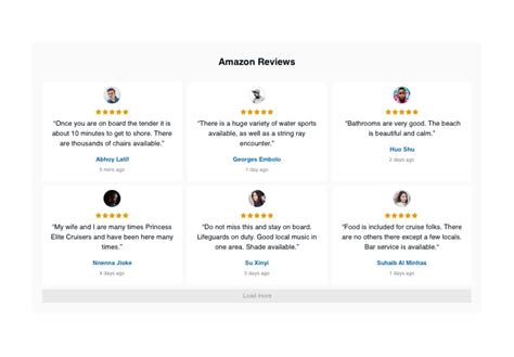 amazon reviews iframe